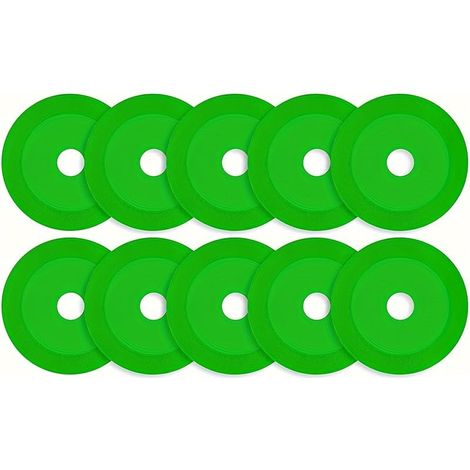 Lot de 10 lames de scie ultra-fines avec revêtement diamant – Multi-usage, polissage et outil pour verre, carrelage en céramique, bouteille de vin et plus encore – Durable, durable et facile à