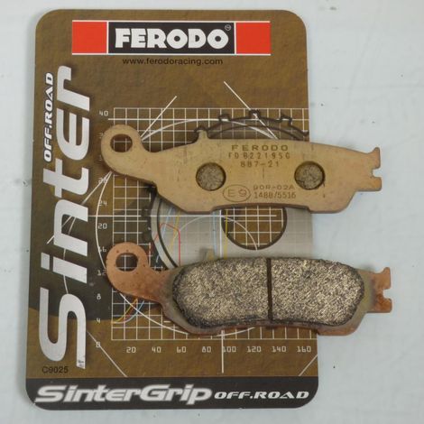 Plaquette de frein Ferodo pour Moto Yamaha 250 YZ 2016 à 2023 (1/4)