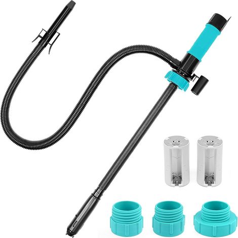 Pompe de Transfert de Liquide Portable Pompe Electrique - Pompe à Bidon Électrique Portative à Siphon-Pompe a Eau- 2,4 gal/min - Utilisez-la Dans le Garage, Dans les Aquariums