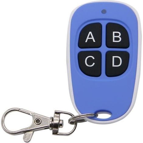 1 télécommande universelle porte garage, 433 MHz, copie 4 boutons, compatible systèmes chauffage et toits ouvrants, pour maison et véhicule