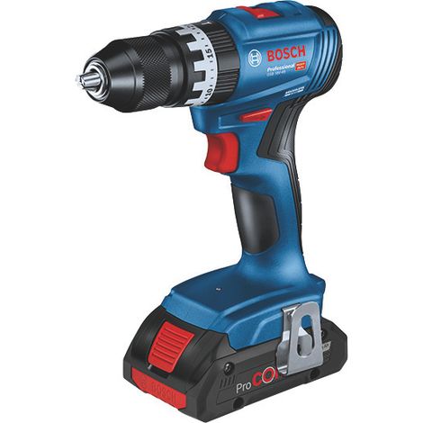 Bosch TRAPANO AVVITATORE CON PERCUSSIONE GSB 18V-45 3 batterie 4,0 Ah in L-Case