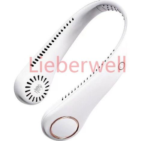 Ventilateur portable , XVX , Ventilateur tour de cou , 3 vitesses , 4000mAh , Design sans pales