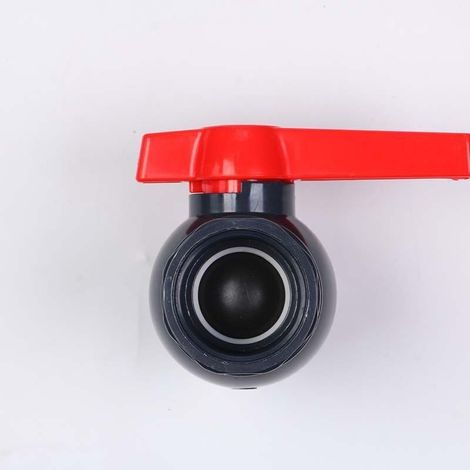 Valvola a sfera in PVC da 32 mm con saldatura a solvente, valvola a sfera per piscina (1/3)