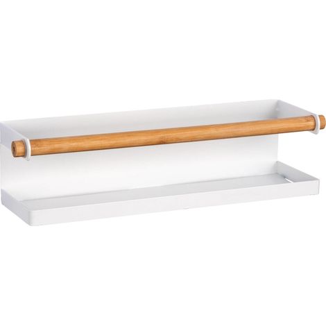 Magnetischer Küchenrollenhalter MAGNA + Gewürzablage, 32 cm, WENKO (1/5)