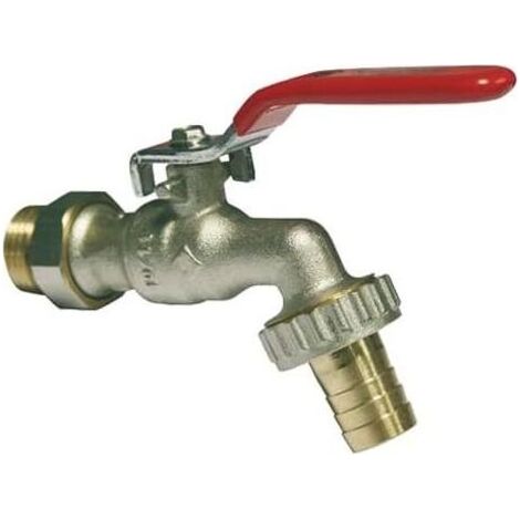 Robinet d'arrosage à sphère orientable 15/21 - 20/27 nickelé (1/5)