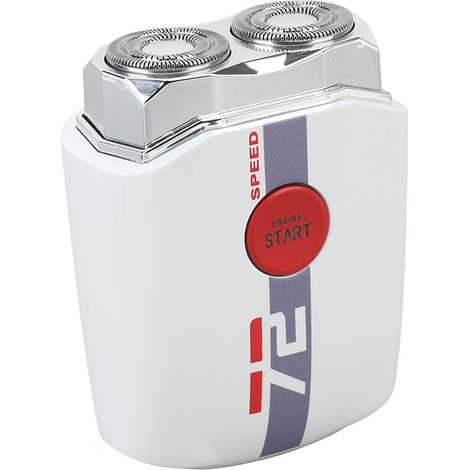 Tondeuse barbe homme alliage zinc auto portable lavable double tête aimantée démontable voyage pour barbe cheveux poils corps (1/5)