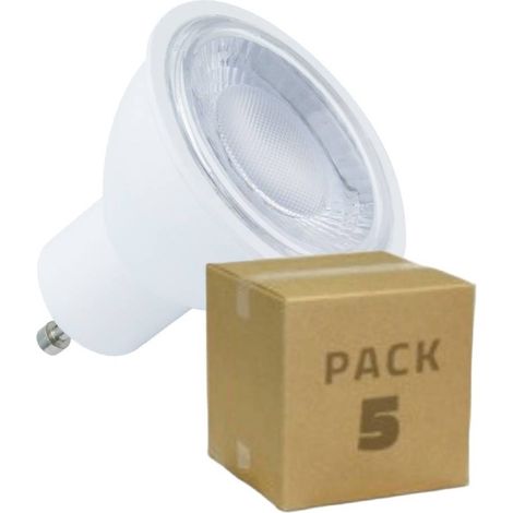 5er-Pack LED-Glühbirnen dimmbar GU10 5W 430lm 100º No Flicker 4000K Neutralweiß