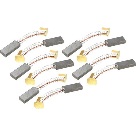 Balais de charbon moteur pour Scellant à bande Moteur 20mm x 8mm x 4mm Électroportatif Outil Rechange Réparation Pièce 10Pcs (1/5)