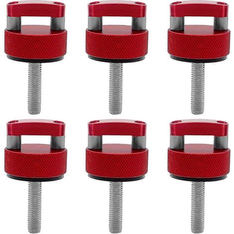 6-teiliges Hardtop-Schrauben-Schnellbefestigungsset mit Rändelschrauben und Muttern (1/5)