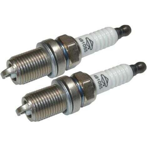 2-piece garden machinery accessory replacement spark plugs for Briggs & Stratton 491055S