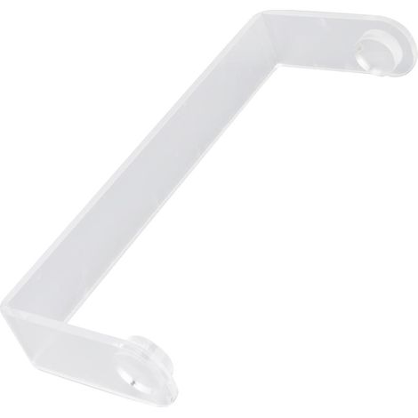 Support papier essuie-tout acrylique transparent mat sous meuble adhésif sans perçage pour cuisine salle de bain distributeur rouleau 11,5x4,5x1,77po 1 support 5 autocollants (1/5)