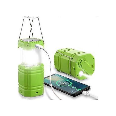 Solarbetriebene LED-Leuchte, wasserdicht, Handkurbel-Notleuchte.