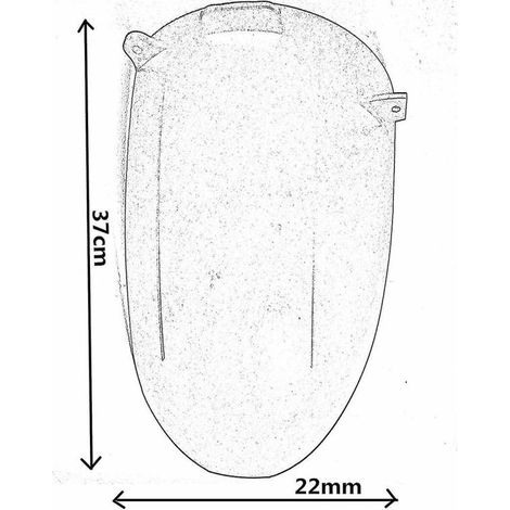 Garde-boue arrière pour Triumph Tiger 900 GT Pro / Tiger 850 – Protection contre boue et projections