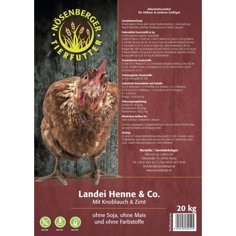 Nösenberger Landei Knoblauch & Zimt 20 k g