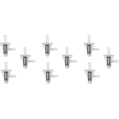Filtre à carburant universel coudé en ligne pour moto (9 pièces), tuyaux de 6 mm (1/4 pouce) pour Kawasaki et Yamaha. (1/5)