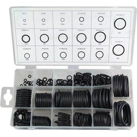 Trade Shop - GUARNIZIONI IN GOMMA 222pz VARIOUS MASSNAHMEN GUARNIZIONE - ORING - - (1/2)
