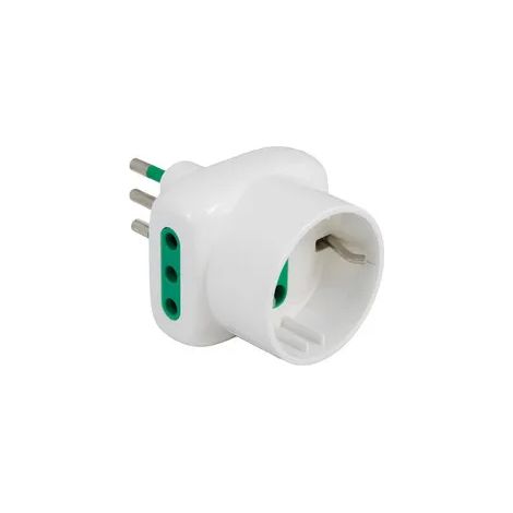 FME 82670-EW ADATTATORE TRIPLO 10A 2P+SCHUKO EASY 50 PZ