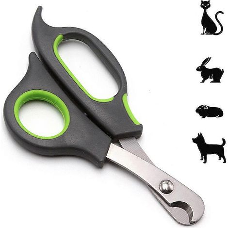Coupe-ongles professionnel pour chiens et chats, ciseaux à ongles en acier inoxydable pour le toilettage, ciseaux à ongles pour chiens (1/2)