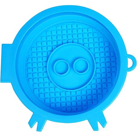 Tapis à lécher à ventouse pour animaux de compagnie, bol pliable en silicone pour chiens et chats, mangeoire lente (1/4)