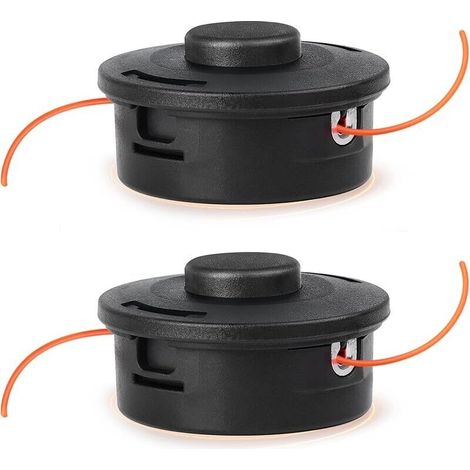 Autocut 25-2 Tête pour Stihl Débroussailleuse, Bobine AutoCut 25-2 Tete Faucheuse Compatible avec Stihl FS44 FS55 FS56 FS74 FS80 FS85 FS90 FS120 FS240 FS250 Tête à Fil (2 Pièces)