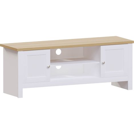 Arlington 2 Door TV Unit Cabinet Stand Storage Unit, White
