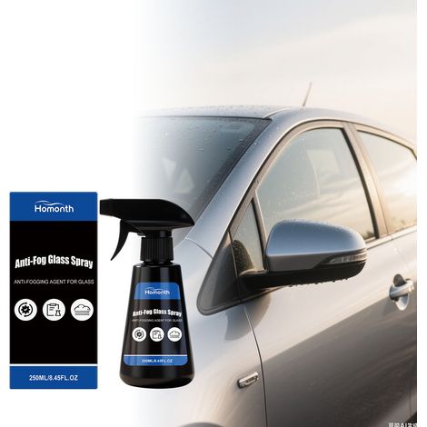 Antibeschlag-Glasspray für Autoscheiben und Rückspiegel - 250 ml (verhindert Wasserflecken und Beschlagen und sorgt für klare Sicht) -- DE (1/5)