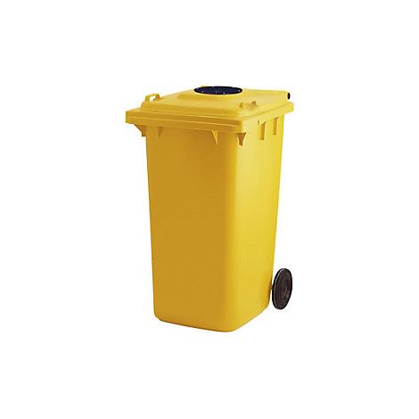 Contenedor de basura con orificio de llenado  240 l  para