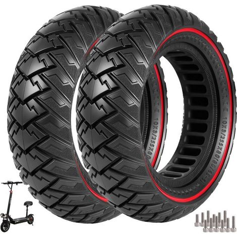 10X3/255X80(80/65-6) Pneu Solide Pour Joyor S10-S/Kugoo M4Pro/Ienyrid M4 Pro/Kukirin G3 Pro/Kukirin G2 Max Trottinette Électrique (1/5)