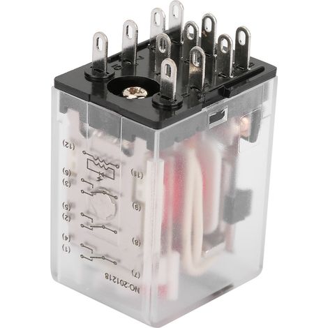 Relais électromagnétique intermédiaire miniature 11 broches 5 A 220 V CA