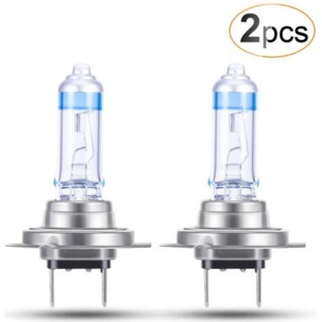 2x H7 Xenon Bulbs 12V 70W Super Bright, Car Headlights, Auto/Motorcycle Bulbs, New Version, Low Beam, Halogen Lamp for Vehicles