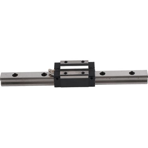 Rail de guidage linéaire avec palier HGH25CA, bloc carré coulissant pour imprimantes 3D et pièces CNC, 300 mm (1/5)