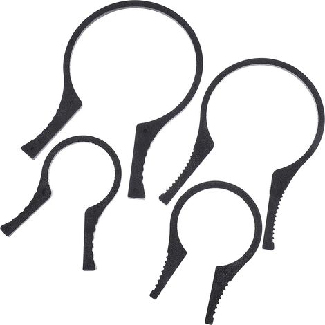 Kit de 4 Clés à Filtre en Plastique Noir pour Objectif Appareil Photo Outil de Retrait de Filtres Serrés et Obstrués, Accessoires Photo Pratiques (1/5)