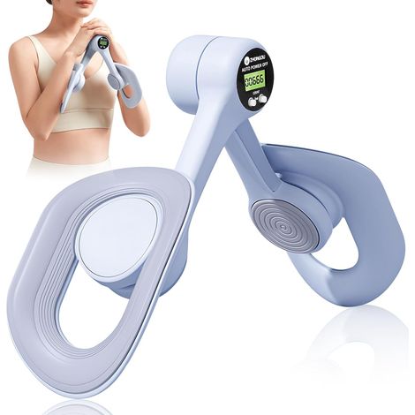 Appareil de Entraînement des Cuisses, Appareil de Musculation du Plancher Pelvien, Entraîneur de Muscle Pelvien avec Compteur Intelligent, Entraîneur de Jambes pour Maison, Récupération Post-Partum