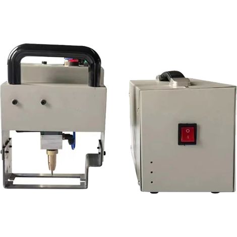 Máquina de marcado portátil, funcionamiento neumático, diseño compacto, N.º 1, enchufe europeo. (1/2)