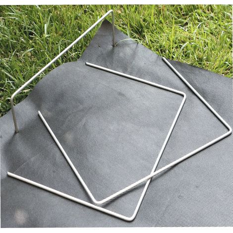 Agrafes 15 x 20cm métalliques galva 10 pcs
