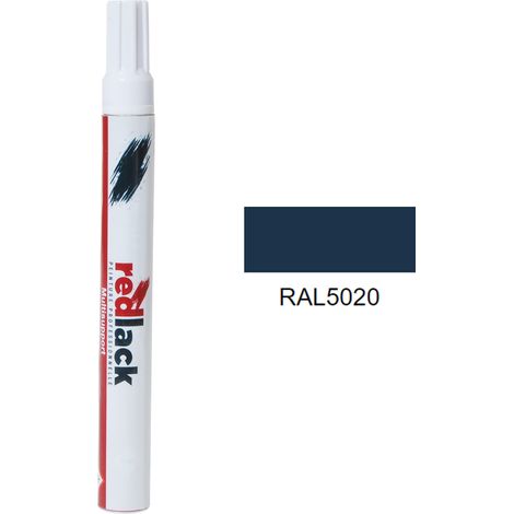 Fieltro retoque pintura 8 ml – RAL 5020 Brillo – Azul océano – para múltiples superficies – Redlack