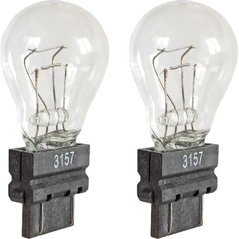 transparent 2x Ampoule 3157 12V P27/7W W2.5x16q 32/3CP S25q transparent double filament voiture américaine asiatique recul boite. (1/5)