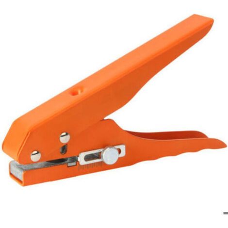 Pince Poinçonneuse - Trou 10 mm - Pour Bandes De Chant Et Cartes PVC - Ouverture Oblique Plate - 1 Pièce (1/4)