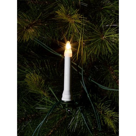 Konstsmide 1005-000 Weihnachtsbaum-Beleuchtung Kerze Außen  netzbetrieben Anzahl Leuchtmittel 16 Glü