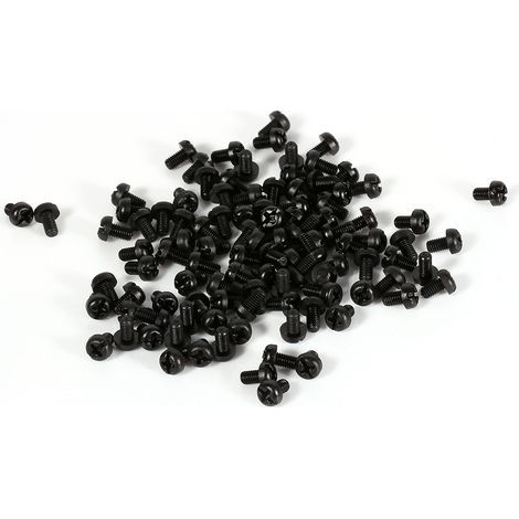 100 pièces M2 M3 M4 en plastique nylon hexagonal mâle femelle entretoise vis à tête ronde écrou (1/5)