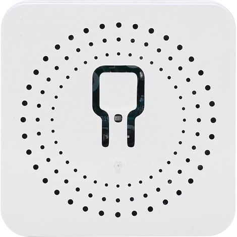 Mini-Smart-WLAN-Schalter mit Ein-/Ausschalter, Lichtsteuerung, Sprach- und App-Steuerung für Tuya 100–240 V, 16 A, Weiß (1/5)