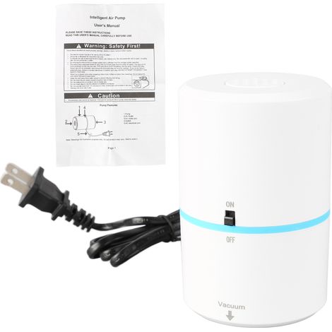 Mini Aspirateur Sous Vide Portatif, Pompe à Vide Électrique Manuelle pour Sacs de Compression, 110V‑120V (1/5)