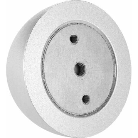 Sicherheitsetikettenentferner Mit Magnet – Runder EAS-Detacher, Silbergrau, 2 Magnete, Für Kleideretiketten Im Einzelhandel