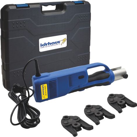 Pressatrice elettrica cz-1550 pressatrice cz-1550 elettrica + ganasce profilo th 16-20-26
