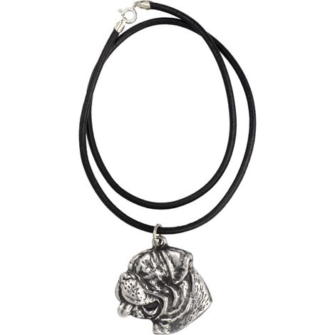 Boxer, Boxer - collana con ciondolo per cani, placcato in argento per gli amanti dei cani, gioiello unico di Art-Dog (1/4)
