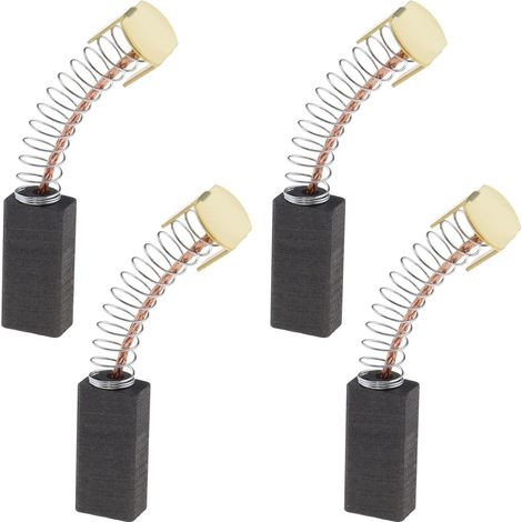 20 paires de balais de charbon de rechange, 6 x 10 x 15 mm