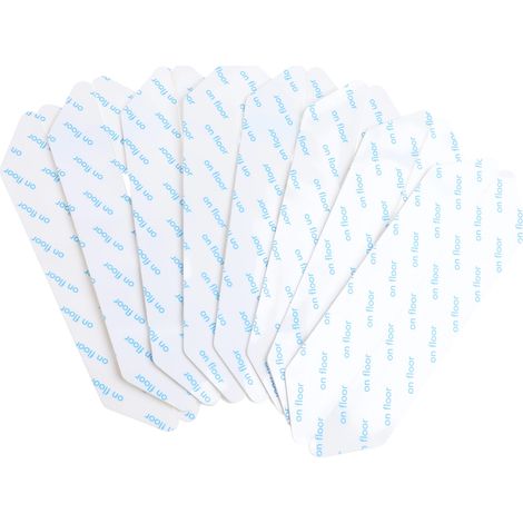 Grip Anti-Dérapant - 16 Pièces - 180 x 30 x 1,2 mm - Pour Tapis sur Sol Dur (Marbre, Parquet, Stratifié, Carrelage) - Réutilisable (1/5)