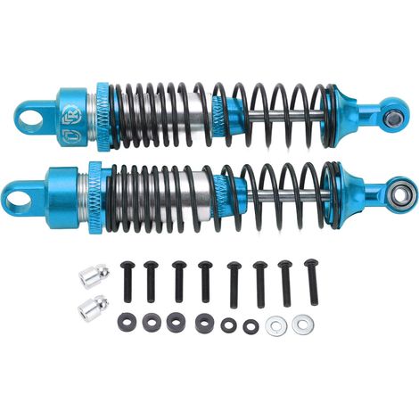 Metallfeder-Stoßdämpfer für Vorder- und Hinterachse für AXIAL SCX10 1/10 RC-Car, blau (1/5)