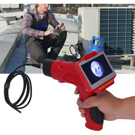 Tragbares Industrieendoskop mit 4,3-Zoll-HD-Kamera für die Fahrzeugreparatur, industrielle Rohrleitungsinspektion und 2 Megapixeln. (1/5)