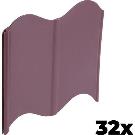 Rasenkante Strend Pro Garden LE799, braun, 120 mm, Kunststoff, 32 Stk., 5,1m (1/3)
